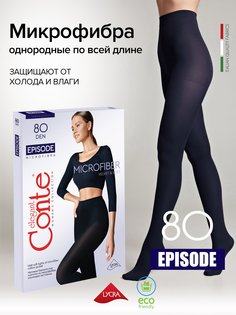 Колготки женские Conte EPISODE 80 синие 2