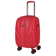 Чемодан женский Eberhart Lotus Red, 55х34х24 см