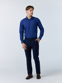 Рубашка мужская Platin 9-675-51 синяя L