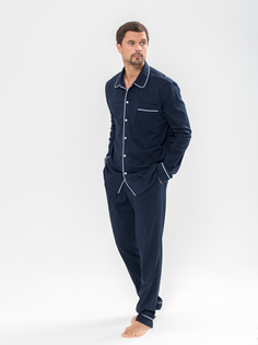 Пижама мужская Ihomewear ПМ синяя 48/170-176