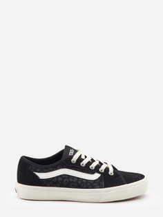 Кеды женские Vans VN0A45NMBLK1 Suede Animal Black черные 36 RU