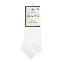 Носки мужские Lucky Socks белые 27-29