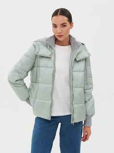 Куртка женская Stefanel 3546779 серая L