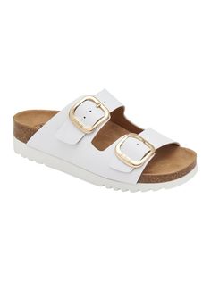 Сланцы женские Scholl ILARY 2 STRAPS AD F305821065 белые 39 EU