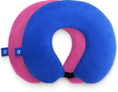 Подушка для шеи Blue Sleep Travel, синий