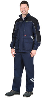 Куртка рабочая мужская СириуС 1366 синяя 44/170-176