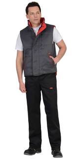 Жилет рабочий мужской СириуС 02719 серый 44/170-176