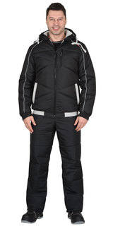 Куртка рабочая мужская СириуС 106678 черная 48/182-188