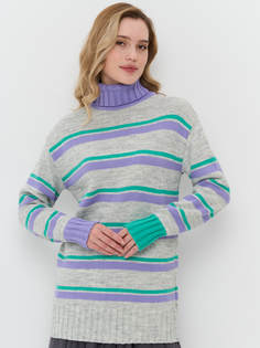 Свитер женский BE YOU 7242-40301 фиолетовый 46-48 RU