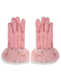 Перчатки женские Pretty Mania ZW-ANG165 розовые, one size