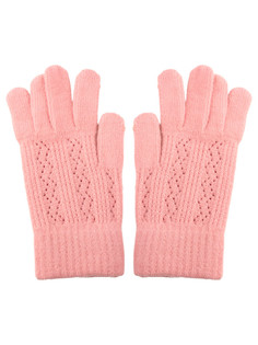 Перчатки женские Pretty Mania ZW-ANG99 розовые, one size