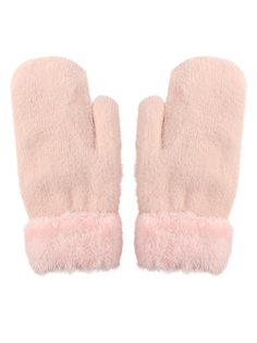 Варежки женские Pretty Mania ZW-ANG136 розовые, one size