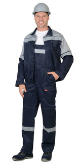 Костюм рабочий мужской СириуС К/ЛЕГИОНЕР синий 52-54/182-188