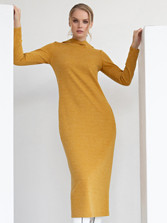 Платье женское Olivegrey Pl000133Z(klover) золотистое 52 RU
