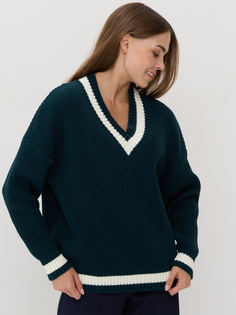 Пуловер женский VAY 5222-41157 зеленый 52 RU