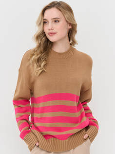 Джемпер женский BE YOU 7242-40312 коричневый 50-52 RU