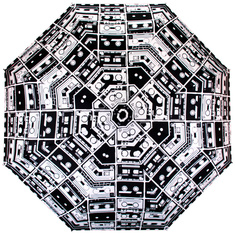 Зонт женский Zemsa 11-003 черный