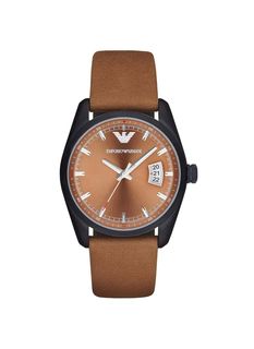 Наручные часы унисекс Emporio Armani AR6080 коричневые