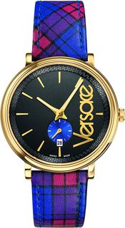 Наручные часы женские VERSACE VEBQ00218 синие