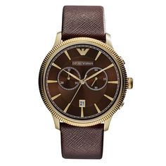 Наручные часы унисекс Emporio Armani AR1793 коричневые
