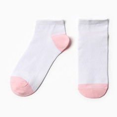 Носки женские NoBrand 9882731 белые 25-27