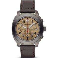 Наручные часы унисекс Emporio Armani AR6055 коричневые