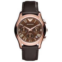 Наручные часы унисекс Emporio Armani AR1707 коричневые