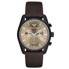 Наручные часы унисекс Emporio Armani AR6078 коричневые