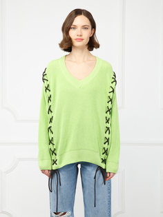 Пуловер женский Eleganzza ZZ-01005 зеленый S