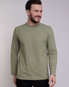 Лонгслив унисекс Uzcotton UZ-M-L зеленый 42-44\XS