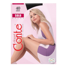 Колготки женские Conte Elegant черные 4