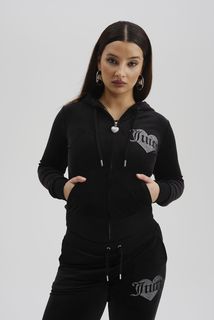 Толстовка женская Juicy Couture JCMAS223251 черная 44 RU