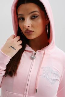 Толстовка женская Juicy Couture JCMAS223251 розовая 44 RU