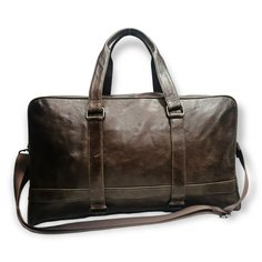 Дорожная сумка унисекс PouchMan 9272 коричневая, 49,5x29,5x21,5 см