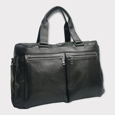 Дорожная сумка унисекс PouchMan 6617 черная, 47,5x30,5x15,5 см