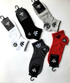 Комплект носков мужских Adidas CA-31 разноцветных 41-47, 5 пар