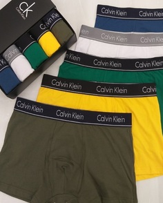 Комплект трусов мужских Calvin Klein СK01 разноцветных XXXL, 5 шт.