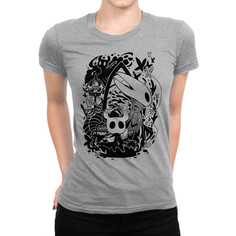 Футболка женская DS Apparel Hollow Knight 999762-1 серая 2XL