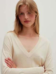 Пуловер Stefanel женский, молочный, размер XS, 3547734