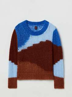 Пуловер Stefanel женский, синий, размер S, 3547969