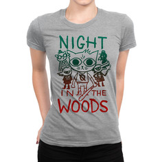 Футболка женская DS Apparel Night in the Woods 999576-1 серая 2XL