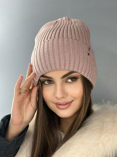 Шапка женская Louren Wilton Ш-2023-3 розовая one size