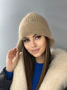 Шапка женская Louren Wilton Ш-2023-4 коричневая one size