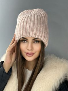 Шапка женская Louren Wilton Ш-2023-2 розовая one size