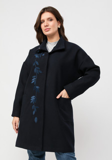 Пальто женское Manhattan 311130 синее 52 RU