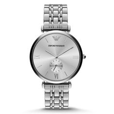 Наручные часы унисекс Emporio Armani AR1819 серебристые