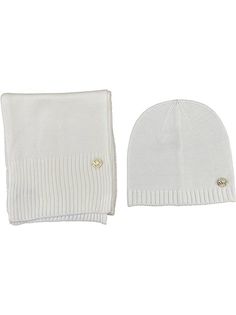 Комплект шапка и шарф женский Michael Kors 539227C белый
