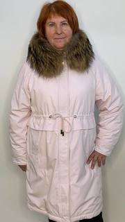 Пальто женское Sift 8605 розовое 50 RU