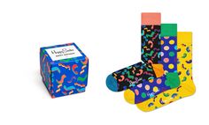 Комплект носков женских Happy Socks XBDA08 разноцветных 36-40, 3 пары