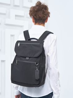 Рюкзак мужской UrbanStorm CH-BP-036-000008 черный, 42х30х13 см